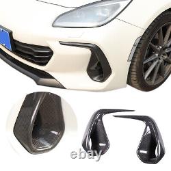 Carbon Fiber Car Front Bumper Air Intake Cover Trim For Toyota Subaru BRZ 2022