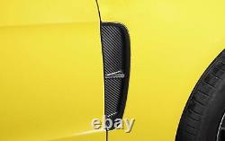 Carbon Fiber Car Side Hood Air Vent Intake Trim For Porsche Panamera 2017-2023