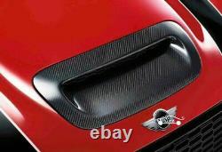 Carbon Fiber Direct Replacement Hood Scoop Air Vent Intake For Mini Cooper S R56