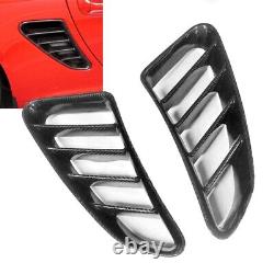 Carbon Fiber Fender Vent Air Duct Intake Cover For Porsche 987