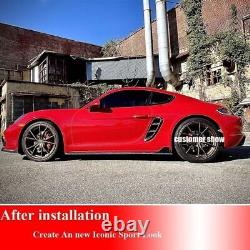 Carbon Fiber For Porsche 718 Boxster Cayman Side Vents Fender Air Intake Cover