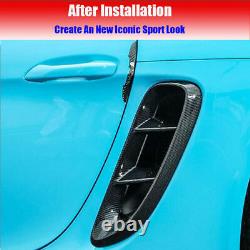 Carbon Fiber For Porsche 718 Boxster Cayman Side Vents Fender Air Intake Cover
