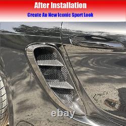 Carbon Fiber For Porsche 718 Boxster Cayman Side Vents Fender Air Intake Cover