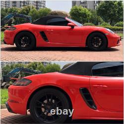 Carbon Fiber For Porsche 718 Boxster Cayman Side Vents Fender Air Intake Cover