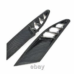 Carbon Fiber Front Bumper Air Intake Vent Cover Fit For Ferrari 458 Coupe 11-13