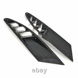 Carbon Fiber Front Bumper Air Intake Vent Cover Fit For Ferrari 458 Coupe 11-13