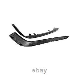 Carbon Fiber Front Bumper Spoiler Air Intake Cover For Benz W205 C63S AMG 15-21
