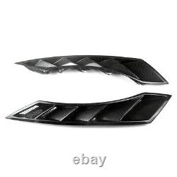 Carbon Fiber Front Fender Air Intake Vent Cover Trim For Nissan R35 GTR 2008-17