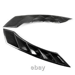Carbon Fiber Front Fender Air Intake Vent Cover Trim For Nissan R35 GTR 2008-17