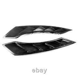 Carbon Fiber Front Fender Air Intake Vent Cover Trim For Nissan R35 GTR 2008-17