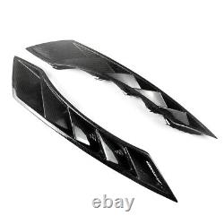 Carbon Fiber Front Fender Air Intake Vent Cover Trim For Nissan R35 GTR 2008-17