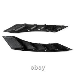 Carbon Fiber Front Fender Air Intake Vent Cover Trim For Nissan R35 GTR 2008-17