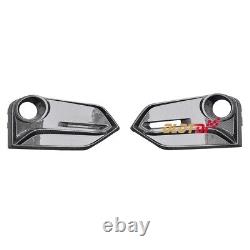 Carbon Fiber Front Fog Light Cover Air Intake Grille For Honda CIVIC Fk8 Type-r