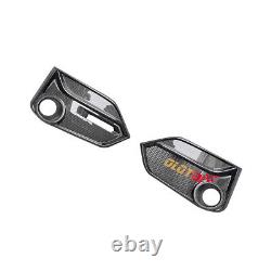 Carbon Fiber Front Fog Light Cover Air Intake Grille For Honda CIVIC Fk8 Type-r