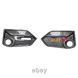 Carbon Fiber Front Fog Light Cover Air Intake Grille For Honda CIVIC Fk8 Type-r