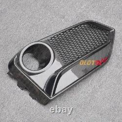 Carbon Fiber Front Fog Light Cover Air Intake Grille For Honda CIVIC Fk8 Type-r