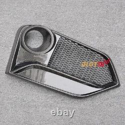 Carbon Fiber Front Fog Light Cover Air Intake Grille For Honda CIVIC Fk8 Type-r