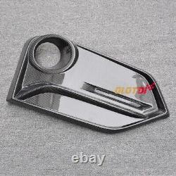 Carbon Fiber Front Fog Light Cover Air Intake Grille For Honda CIVIC Fk8 Type-r