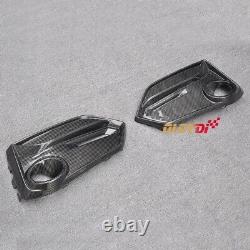 Carbon Fiber Front Fog Light Cover Air Intake Grille For Honda CIVIC Fk8 Type-r