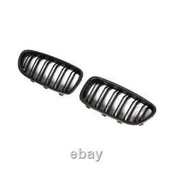 Carbon Fiber Front Grille Kidney Dual Line For BMW 5 Series F10 F11 F18 M5 14-17