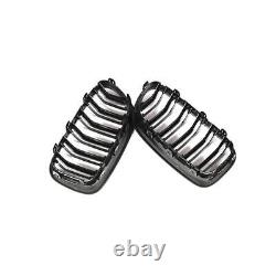 Carbon Fiber Front Grille Kidney Dual Line For BMW 5 Series F10 F11 F18 M5 14-17