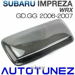 Carbon Fiber Hood Scoop Air Intake Vent Bonnet For Subaru WRX GD GG 2006 2007 2G