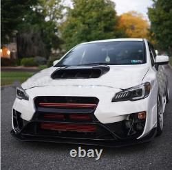 Carbon Fiber Hood Scoop Intake Vent Bonnet For Subaru WRX STI VAB VAF 2015-2019