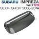 Carbon Fiber Hood Vent Insert Air Intake Ducts For Subaru Impreza Wrx Sti 08-14