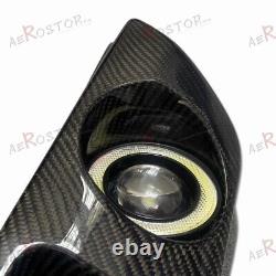 Carbon Fiber Lhs Headlamp Air Intake W. Lamp For 89-94 R32 Gts Gtr