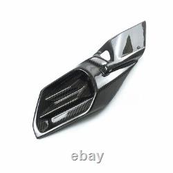 Carbon Fiber Motorcycle Front Hood Air Intake Cover For KAWASAKI H2 H2R NINJA