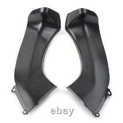Carbon Fiber Pattern Front Dash Air Intake Ram Fairing Fit KAWASAKI ZX-10R 06-07
