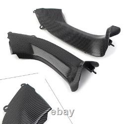 Carbon Fiber Pattern Front Dash Air Intake Ram Fairing For KAWASAKI ZX-10R 06-07