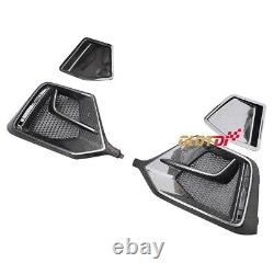 Carbon Fiber Rear Fog Light Cover Air Intake Grille For Honda CIVIC Fk8 Type-r