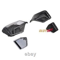 Carbon Fiber Rear Fog Light Cover Air Intake Grille For Honda CIVIC Fk8 Type-r