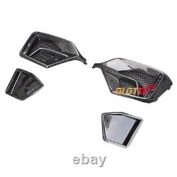 Carbon Fiber Rear Fog Light Cover Air Intake Grille For Honda CIVIC Fk8 Type-r