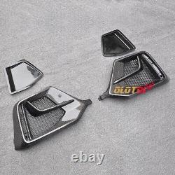 Carbon Fiber Rear Fog Light Cover Air Intake Grille For Honda CIVIC Fk8 Type-r