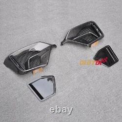 Carbon Fiber Rear Fog Light Cover Air Intake Grille For Honda CIVIC Fk8 Type-r