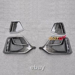 Carbon Fiber Rear Fog Light Cover Air Intake Grille For Honda CIVIC Fk8 Type-r