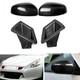Carbon Fiber Rearview Side Mirror Cover + Air Vent Intake For Nissan 370z Z34