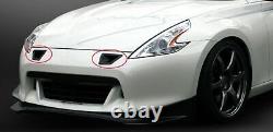Carbon Fiber Rearview Side Mirror Cover + Air Vent Intake For Nissan 370Z Z34