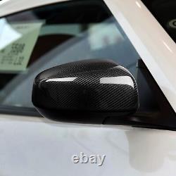 Carbon Fiber Rearview Side Mirror Cover + Air Vent Intake For Nissan 370Z Z34