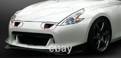 Carbon Fiber Rearview Side Mirror Cover+Air Vent Intake Kit For Nissan 370Z Z34