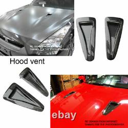 Carbon Fiber Replacement Hood Scoop Air Vent Intake For Nissan GTR R35 GT-R CBA