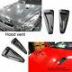 Carbon Fiber Replacement Hood Scoop Air Vent Intake For Nissan Gtr R35 Gt-r Cba