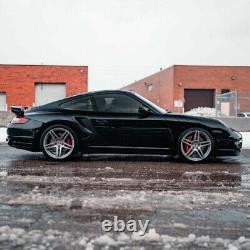 Carbon Fiber Side Fender Air Intake Scoops Vents For Porsche 997 Turbo GT2 Style