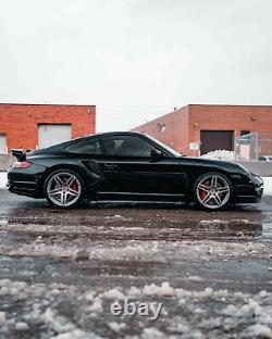 Carbon Fiber Side Fender Air Intake Scoops Vents For Porsche 997 Turbo GT2 Style