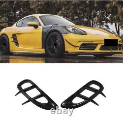 Carbon Fiber Side Fender Air Intake Vent For Porsche 718 Cayman Boxster 16-20