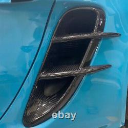 Carbon Fiber Side Fender Air Intake Vent For Porsche 718 Cayman Boxster 16-20