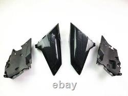 Carbon Fiber Side Tank Cover Air Intake Fairing Cowl Kit For YAMAHA MT09 FZ09