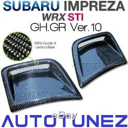 Carbon Fiber Side Vent Intake For Subaru Impreza WRX STI GH GR Hatchback Car 2G